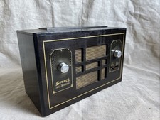 Radio TSF Sonorette Bois 1934 Sonora Art Déco