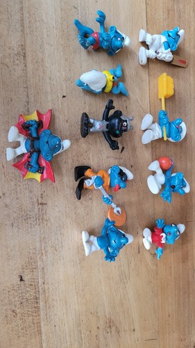 Lot figurines schtroumpfs - lot,