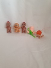 5 figurines bébés babies paciocchini vintage
