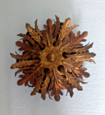 ancien lustre plafonnier Banci Firenze 6 feux JANSEN BAGUES maison CHARLES