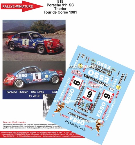 Decals ref 0819 porsche - decals,