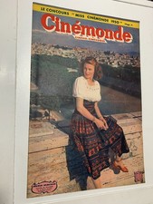 CINEMONDE 30/01/1950; Ingrid Bergman/ Bernard Blier et Simone Signoret