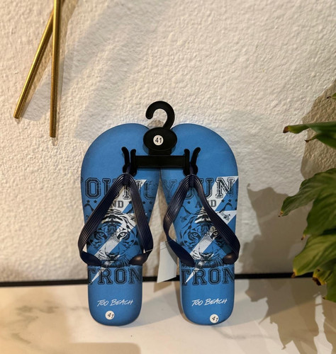 Tong claquette homme bleu - bleu,