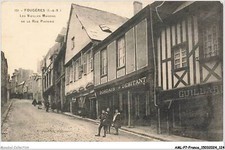 AMLP7-0724-35 - FOUGERES - i-et-v - les vieilles maisons de la rue pinterie