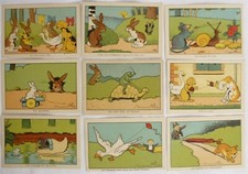 BENJAMIN RABIER -Lot de 9