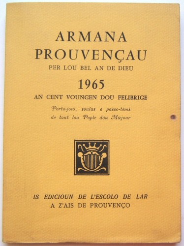 Armana provençau 1965 - provençau,