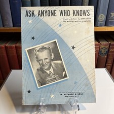 1957 ASK ANYONE WHO KNOWS