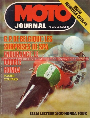 Moto journal 275 - honda, cb