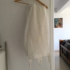 Paire De Rideau en Coton Blanc