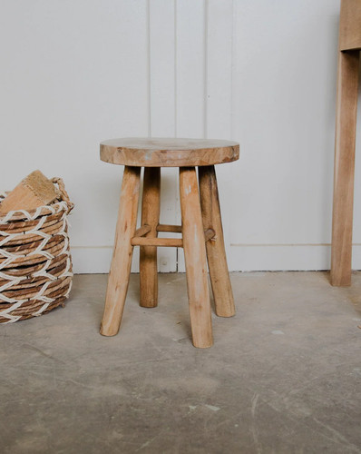 Regis tabouret en teck - en,