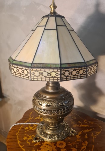 Lampe laiton bronze pied - laiton, et