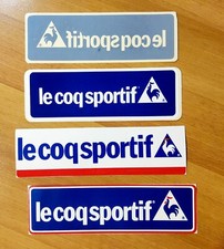 4 autocollants ancien sticker LE COQ SPORTIF années 70/80 tennis baskets vintage