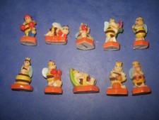 Série complete de 10 feves:  Les abeilles