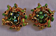 vintage Jacky de G paris clip on earrings