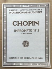 Partition CHOPIN " IMPROMPTU