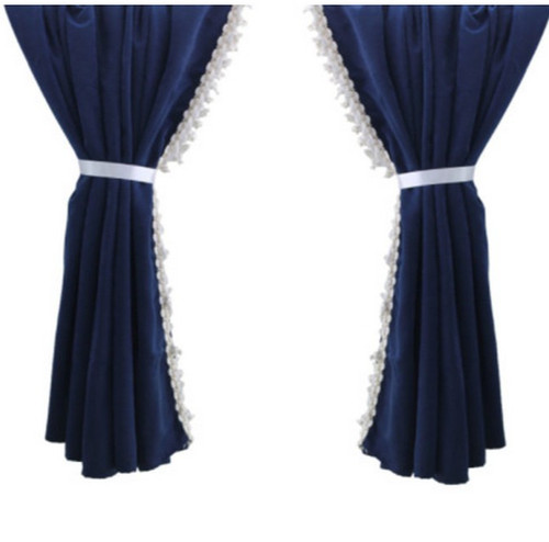 Rideaux latéraux bleus - x,