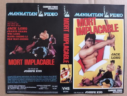 Jaquette vhs mort implacable - -,