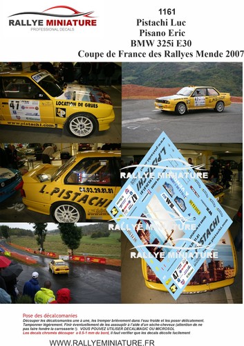 Decals ref 1161 bmw - ref,