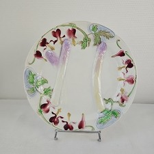 Assiette À Asperges En Barbotine De Saint Clément Coeurs De Marie