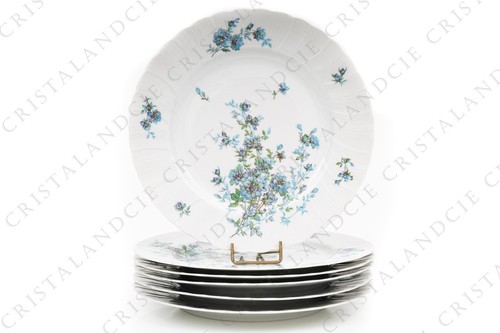 Six assiettes plates gabrielle - assiettes,
