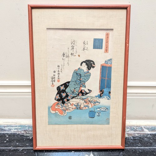 1800s kuniyoshi encadré - 1800s,
