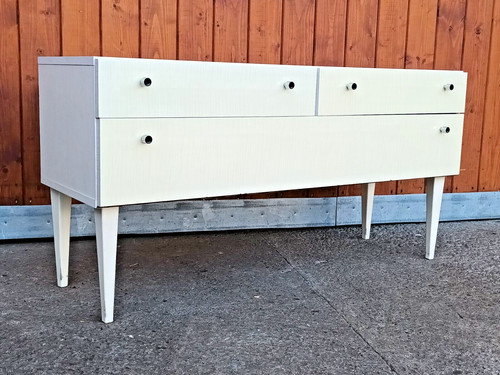 Buffet bas vintage blanc - bas,