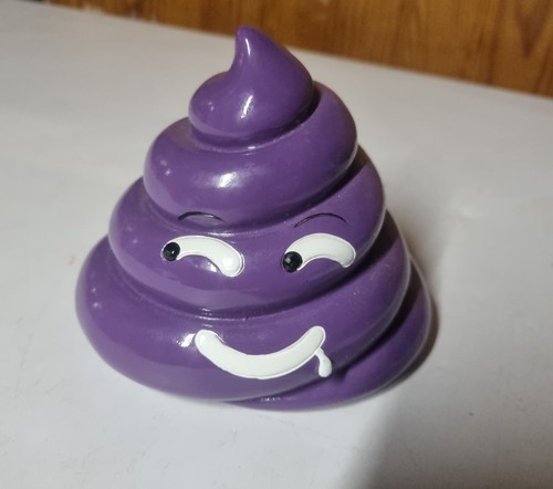 Tirelire emoji caca violette - tirelire,