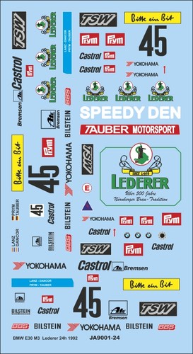 Bmw e30 lederer 24h - 24h, 1992