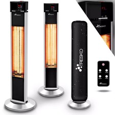 TRESKO Stand Heater 2000W Heat Radiant Infrared Radiant Patio Heater