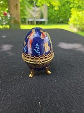Oeuf porcelaine pilulier - oeuf,