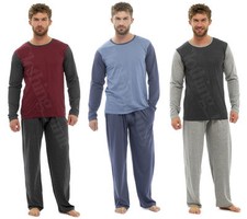 Ensemble pyjama haut loungewear homme manches longues Pjs S-XXL