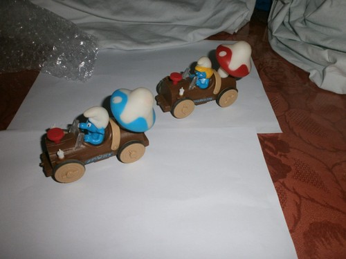 Vintage schtroumps voitures - vintage,