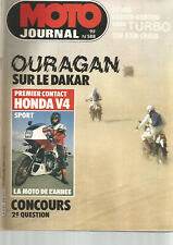 MOTO JOURNAL N°588 HONDA V4 SPORT / GODIER-GENOUD 1400 TUR. / 250 KTM CROSS