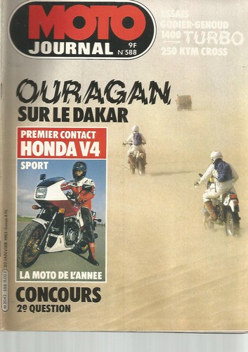 Moto journal 588 honda - journal,