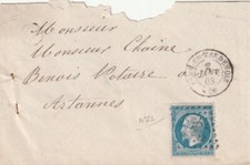 Lettre de Fère en Tardenois