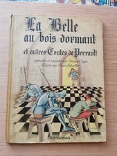  " La BELLE au BOIS DORMANT " & autres contes de PERRAULT,Enfantina Cappe 1947 .