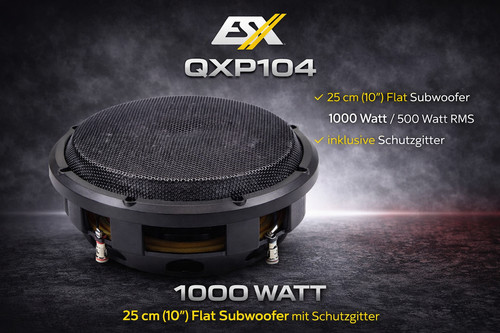 Subwoofer plat esx qxp104 - plat,