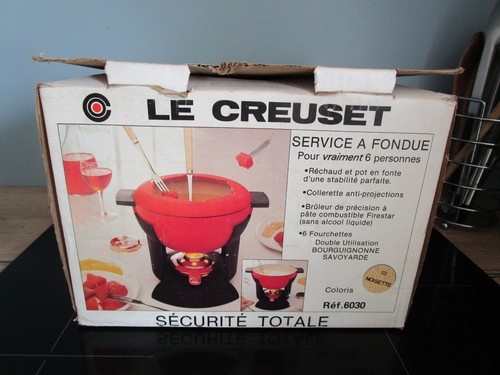 Creuset service fondue - creuset,