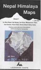 Nepal Himalaya Mountain Maps (Map)