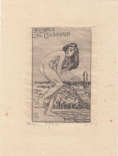 Exlibris livre art - livre, max