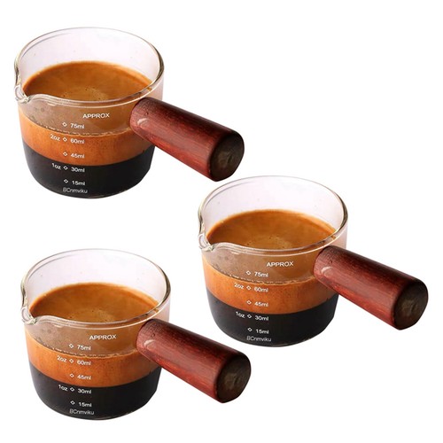 Tasse mesurer en verre - 3x, à