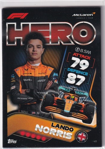 Topps turbo attax 2022 - f1,