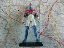 Captain BRITAIN Figurine en Plomb sur socle EAGLEMOSS 