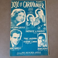 Partition 1952 Rumba «José Le Caravanier » Musique Guy MAGENTA Éditions BEUSCHER