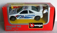 Burago cod 4150 Peugeot 405 Raid n° 204 Pioneer 1/43ème