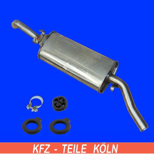 Acier inoxydable silencieux - acier, vw