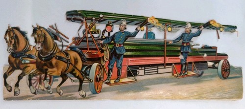 Chromo découpis pompiers - chromo,
