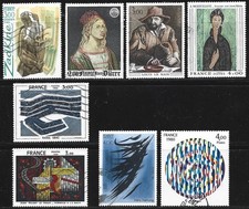 FRANCE - série de 8 timbres