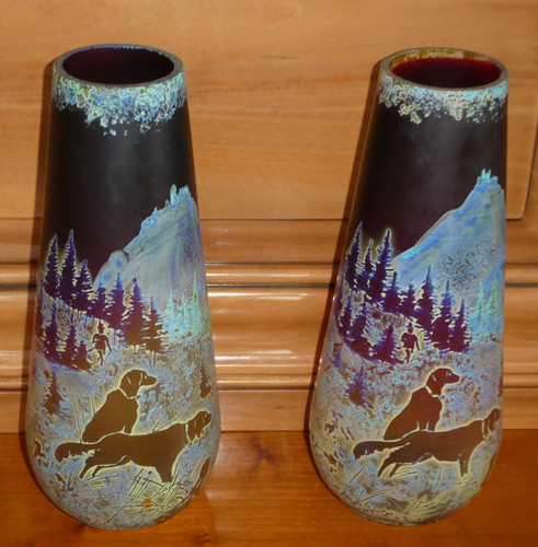 Paire vases beyermann co - paire,