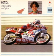 HONDA RS 125 Grand Prix Loris CAPIROSSI 1991 : Fiche Moto #000862